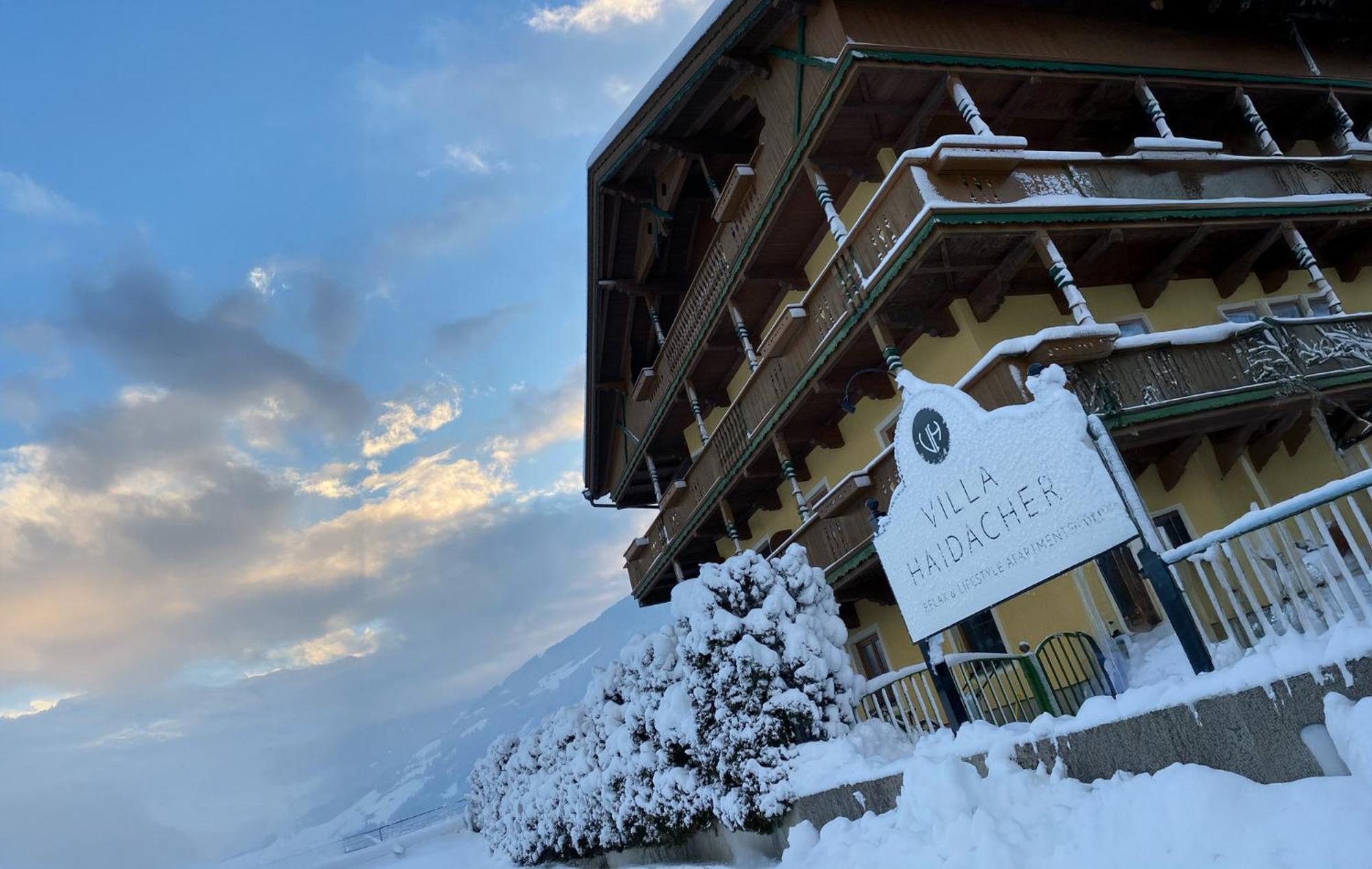 Villa Haidacher Relax & Lifestyle Apartments Zell am Ziller Kültér fotó